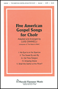 Five American Gospel Songs SATB Choral Score cover